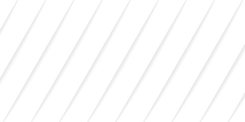Wall Mural - white stripe diagonal minimal background. creative straight line geometric pattern. white, gray soft