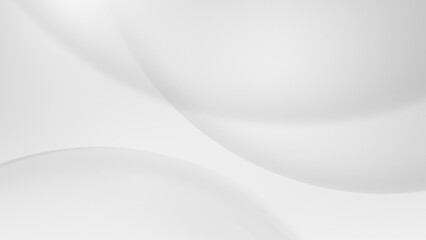 Poster - abstract white simple background, flowing wave smooth loop motion graphic