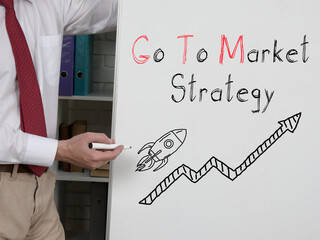 go to market strategy gtm strategy is shown on the photo using the text