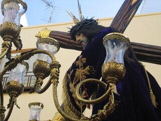 Wall Mural - Fantastic images of Holy Week in Spain with virgins and saints