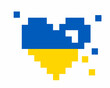 © Piscine26 - save Ukraine by adding pixel to Ukraine heart