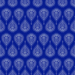 Poster - ORNAMENTAL SEAMLESS PATTERN IN  EDITABLE VECTOR FILE