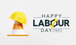 Labour day is observed every year on May 1st, it is an annual holiday to celebrate the achievements of workers. 3D Rendering