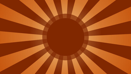 Wall Mural - orange cartoon vortex background with space for text
