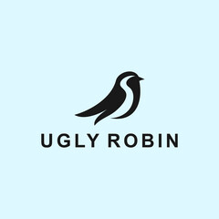 Wall Mural - robin bird logo or bird icon