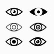 © Olga - Collection of eyes icons and symbols - logo design. Vector illustration