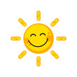 Słoneczko, słońce, uśmiechnięte, ilustracja