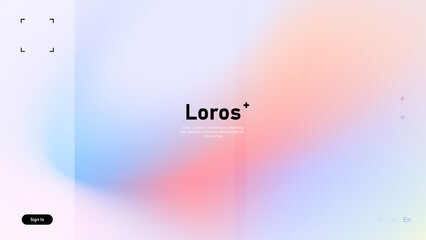Wall Mural - modern bright background with blurred colorful gradient shapes. contemporary art wallpaper