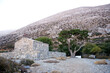 Small stone chapel at Nida Plateau. Crete island, Greece.