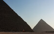 View to of pyramids in Egypt, Cairo, Giza