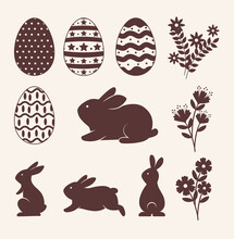 Eleven Happy Easter Silhouettes
