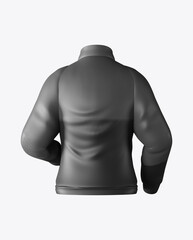 Canvas Print - Men's Jacket Mockup - Back view. 3d illustration