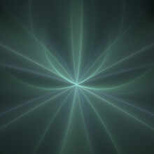 Abstract Fractal Backdrop With A Bright Green Pattern