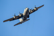 Hercules C-130 Lockheed Aircraft In Flight