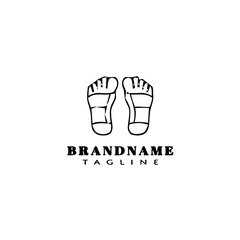 foot logo design template icon vector illustration