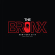 © D GANGGA - Bronx illustration typography. perfect for t shirt design