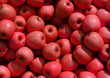 background of red apples grown with organic techniques without the use of chemicals