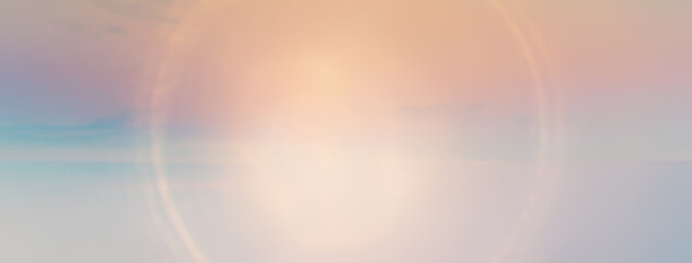 Wall Mural - sunrise sky watercolor gradient colors, beautiful abstract nature wallpaper