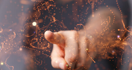 Global digital connections with technology