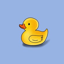 Mini Cartoon Duck 