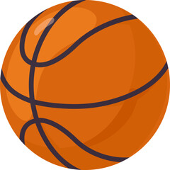 Wall Mural - basketball ball cartoon illustration