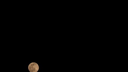 Wall Mural - Full Moon Rising Moonrise Timelapse
