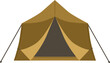 © Good Studio - Military Tent Cartoon Illustration