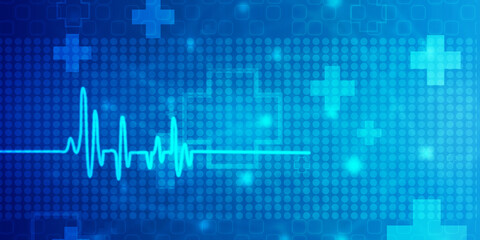2D illustration medical structure background