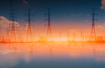 Wall Mural - main power plant energy ideas and energy saving