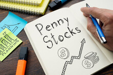 Penny Stocks Are Shown On The Business Photo Using The Text