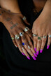 Leinwandbild Motiv Black lesbian hands
