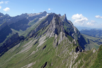 Canvas Print - Altenalptuerm und Saentis