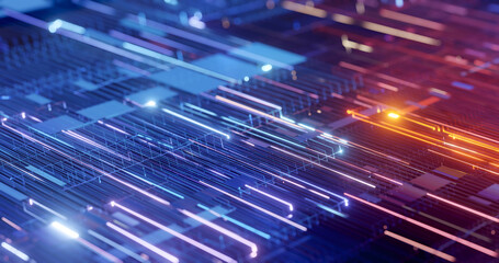 futuristic abstract background. scientific, binary data stream. digital code network conveying conne