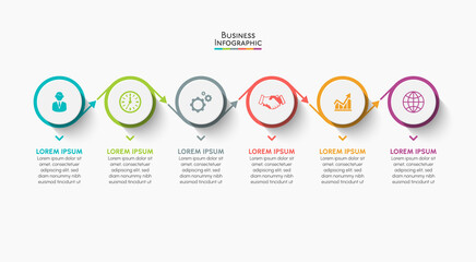 Business data visualization. timeline infographic icons designed for abstract background template milestone element modern diagram process technology digital marketing data presentation chart Vector