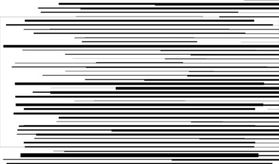 Fototapete - Random straight parallel lines, stripes geometric vector pattern
