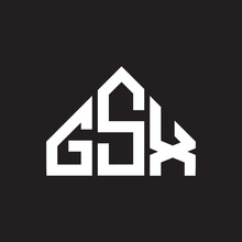 GSX Letter Logo Design On Black Background. GSX Creative Initials Letter Logo Concept. GSX Letter Design. 
