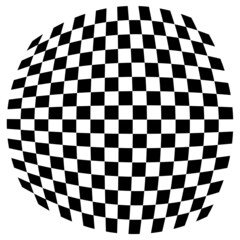 Leinwandbilder - Checkered, squared pattern element. Race, racing, finishing line flag. Chessboard, checkerboard shape vector