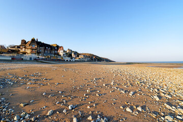 Wall Mural - Villers-sur-Mer beach in Normandy coast