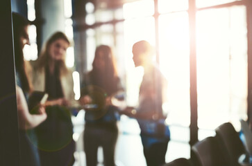 Aufkleber - Great minds at work. Cropped shot of businesspeople having a discussion in an office.