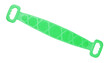 Green silicone double sided back scrubber massager