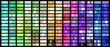© csiling - Metal Gradient Collection of Every Color Swatches.