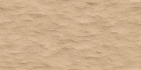 Wall Mural - Seamless white sandy beach or  desert sand dunes tileable texture. Boho chic light brown clay colored summer repeat pattern background. A high resolution 3D rendering.