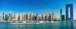© Photocreo Bednarek - Dubai jumeirah beach with marina skyscrapers in UAE