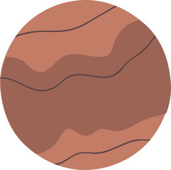 Wall Mural - venus planet cartoon illustration