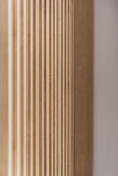 Fototapeta  - Detal na pionowe elementy drewniane  na szafie z ubraniami