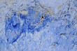 Niebieska stara ściana, tło na pulpit, tekstura, niebieski obraz ściany.