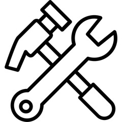 Canvas Print - Tools Icon