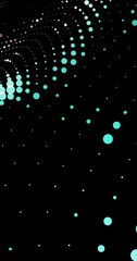 Wall Mural - abstract background with blinking particles. concept footage for data transfer and internet communic