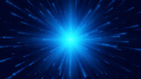 Fototapeta  - Blue star. High speed. Abstract explosion background. Vector illustration.
