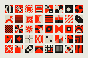 Modern Vector Graphics Collection Of Various Geometric Shapes and Abstract Forms